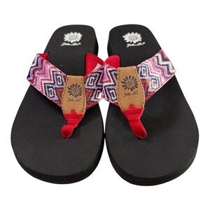 Yellow Box Electra Flip Flops Sandals Size 10